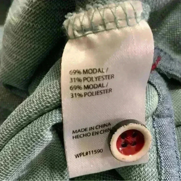 Weatherproof Vintage Polo Shirt Men's Size Large Short Sleeves Front Pocket Top - Picture 7 of 7